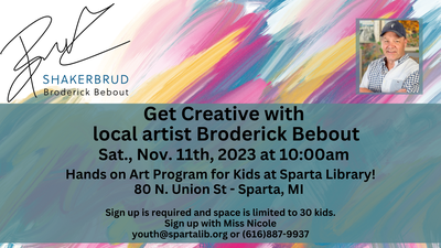 Get Creative with local artist Broderick Bebout