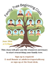 Intro to Genealogy with Bonnie