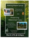 Making Maple Syrup presented by Doug Pinckney