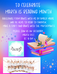 March Reading Month fun with Dance With Me Ballerinas