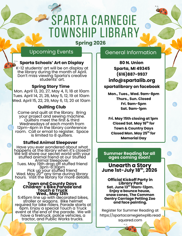 Spring Newsletter